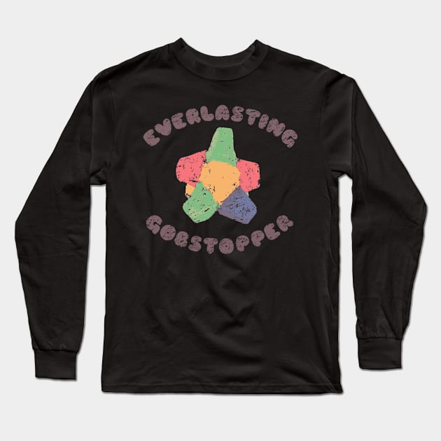 Willy Wonka Everlasting Gobstopper Long Sleeve T-Shirt by DrawingBarefoot